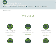 Tablet Screenshot of empirespray.com
